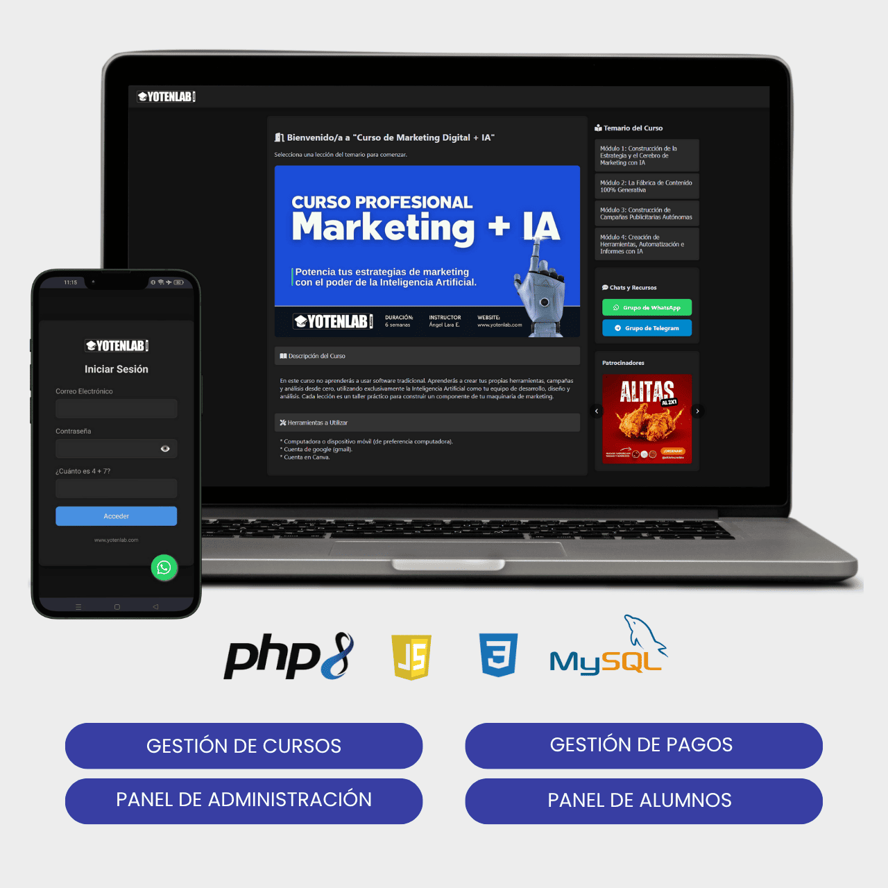 LMS Lab | Sistema E-Learning